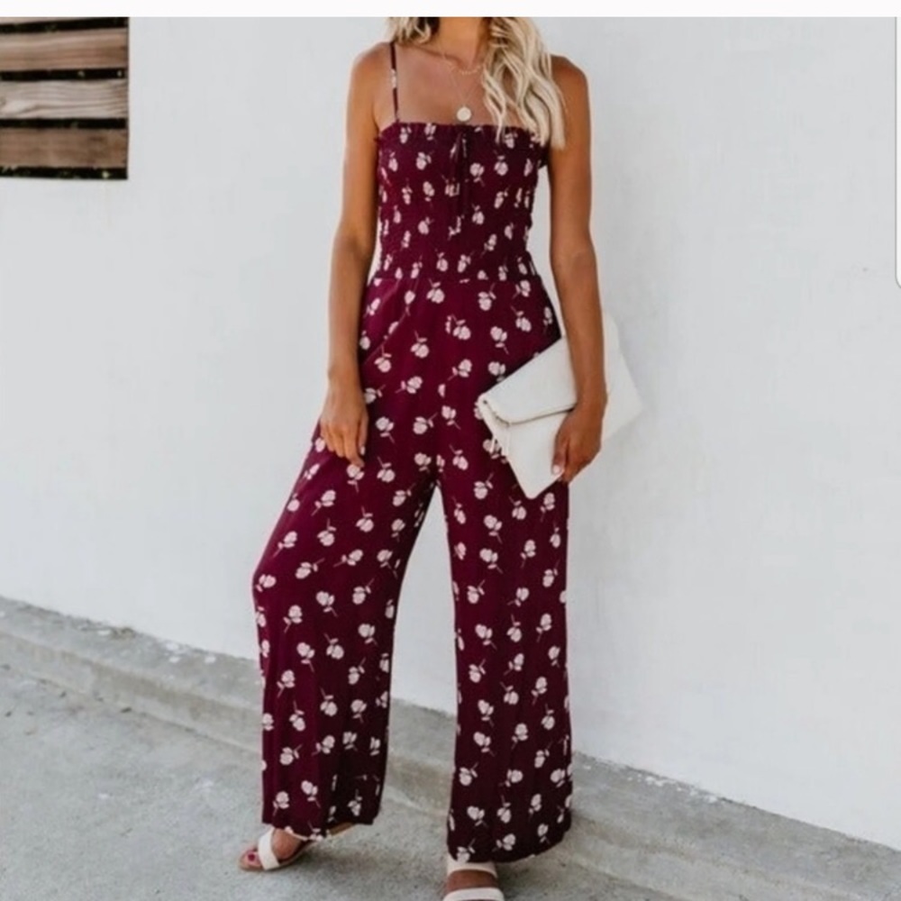 Vici Floral Jumpsuit